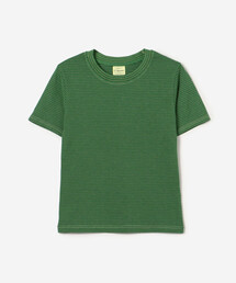 green clothing シャツ ボーダー atmos Paneled Border T-shirt GREEN （アトモス パネル