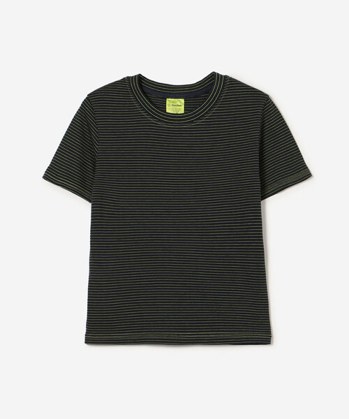 tシャツ Yonetomi | 「別注」クルーネックボーダーTシャツ WOMEN レディース Yonetomi | 〈別注〉クルーネックボーダーTシャツ WOMEN（T