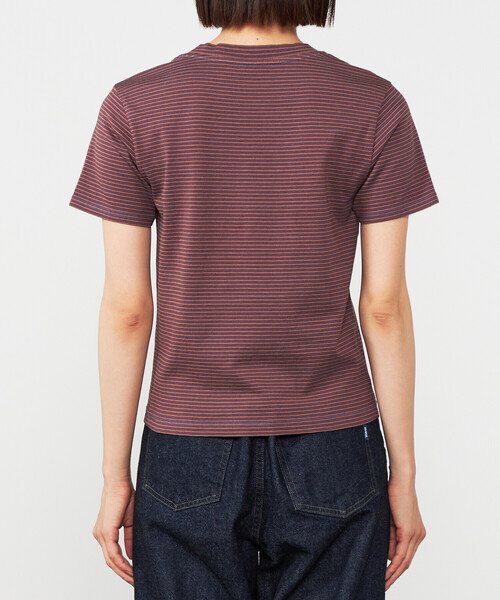 tシャツ 別注「YONETOMI/ヨネトミ」G.D ボーダーTシャツ レディース Yonetomi NEW BASIC tシャツ 「別注」「Yonetomi」 GARMENT DYE