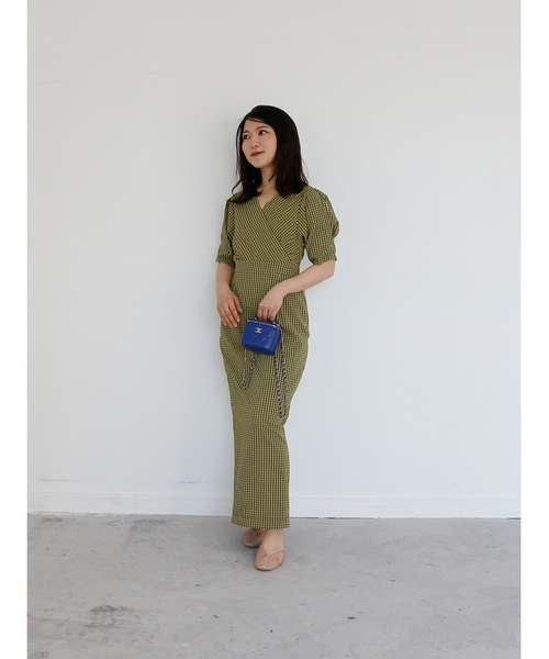 ワンピース v-neck maxi onepiece(stripe) v-neck maxi onepiece（ワンピース）｜Katrin TOKYO（カトリーン