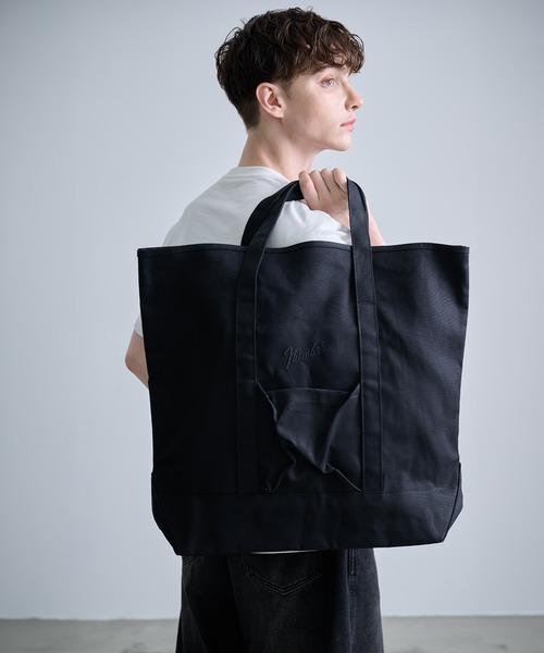 NUMBER (N)INE（ナンバーナイン）の「【NUMBER(N)INE/ナンバーナイン】CANVAS TOTE/キャンバストートバッグ（トートバッグ・メンズ・ホワイト/ブラック系その他/ブラック・FREE）」の21枚目の写真