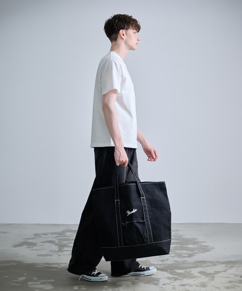 ナンバーナイン Number (n)ine レザー キャンバス トートバッグ セール】【NUMBER(N)INE/ナンバーナイン】CANVAS TOTE