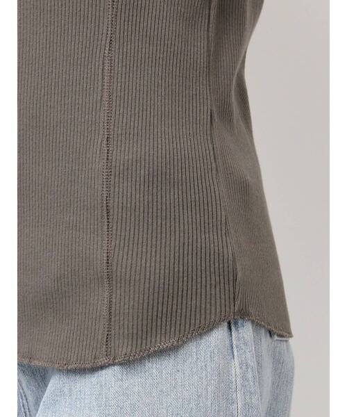 Ungrid（アングリッド）の「ヘンリーネックデザインタンクトップ（タンクトップ・レディース・アイボリー/チャコールグレー・FREE）」の21枚目の写真