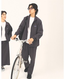 THOUSAND MILE(TEUh}C)́yR_ZbgzM's ZIP BLOUSONT-SHIRTPANTS SET UP/Wbvu]TVcpc(ZbgAbv)