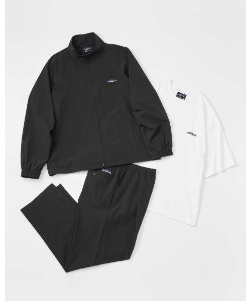 THOUSAND MILE(サウザンドマイル)の「【3点セット】M's ZIP BLOUSON&T-SHIRT&PANTS SET UP/ジップブルゾン&Tシャツ&パンツ(セットアップ・メンズ・チャコールグレー/ブルー系その他/ブラック/パープル系その他・M/XL/L/S)」の2枚目の写真