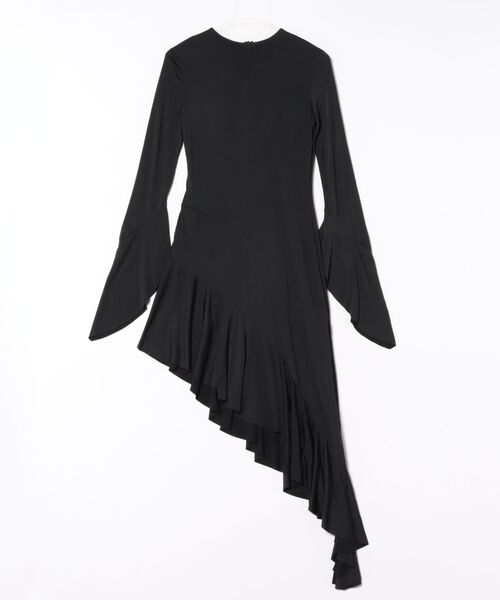 Desigual（デシグアル）の「【Desigual×Maria Escote】アシンメトリーフリルドレス（ワンピース・レディース・ブラック・XS/S/M/L/XL）」の9枚目の写真