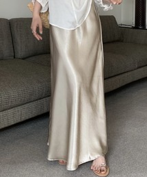 YUGA_YGMC Satin mermaid skirt