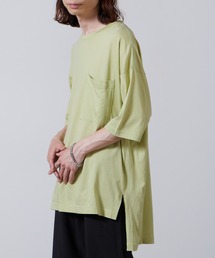 superNova./スーパーノヴァ Big Pocket Tee-Tencel Cotton Tシャツ