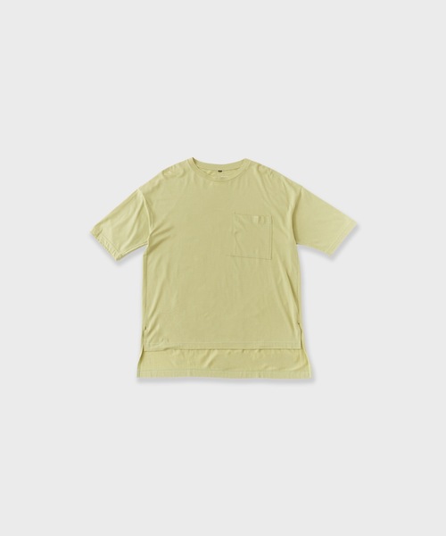 superNova.(スーパーノヴァ)の「superNova./スーパーノヴァ Big Pocket Tee-Tencel Cotton Tシャツ(Tシャツ/カットソー・メンズ・ライトグリーン・S)」の7枚目の写真