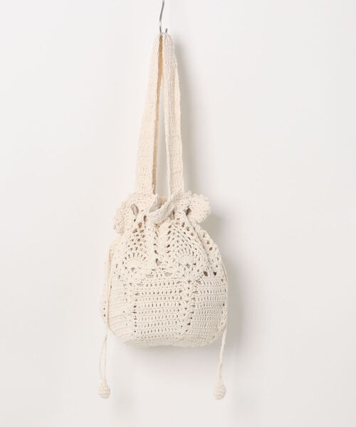 flower(フラワー)の「アーリーサマーバッグ(ショルダーバッグ・レディース・ブラウン/アイボリー・FREE)」の11枚目の写真