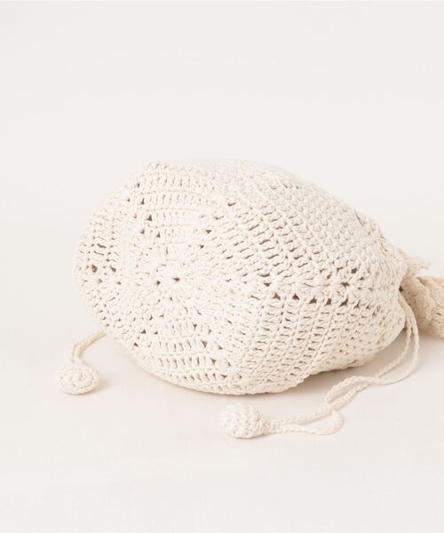 flower(フラワー)の「アーリーサマーバッグ(ショルダーバッグ・レディース・ブラウン/アイボリー・FREE)」の12枚目の写真