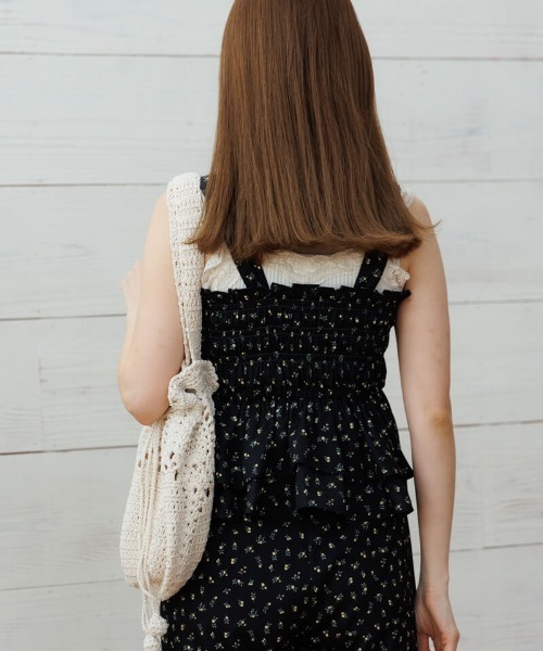 flower(フラワー)の「アーリーサマーバッグ(ショルダーバッグ・レディース・ブラウン/アイボリー・FREE)」の18枚目の写真