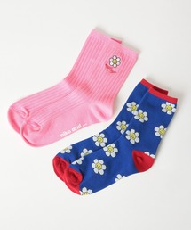 WIGGLE WIGGLE | 【wiggle wiggle(ウィグルウィグル)】コラボ 2Pソックス(ソックス/靴下)