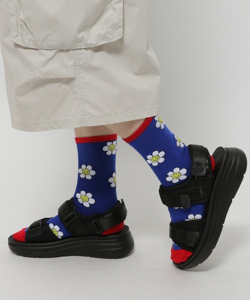 WIGGLE WIGGLE（ウィグルウィグル）の「【wiggle wiggle(ウィグルウィグル)】コラボ 2Pソックス（ソックス/靴下・レディース・ピンク/グリーン・0）」の16枚目の写真