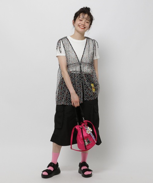 WIGGLE WIGGLE（ウィグルウィグル）の「【wiggle wiggle(ウィグルウィグル)】コラボ 2Pソックス（ソックス/靴下・レディース・ピンク/グリーン・0）」の15枚目の写真