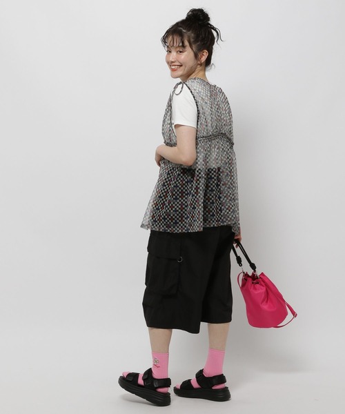 WIGGLE WIGGLE（ウィグルウィグル）の「【wiggle wiggle(ウィグルウィグル)】コラボ 2Pソックス（ソックス/靴下・レディース・ピンク/グリーン・0）」の14枚目の写真