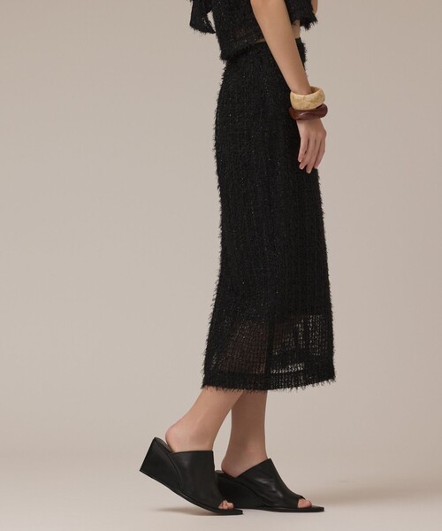 Diagram（ダイアグラム）の「チュールタイトスカート（スカート・レディース・ブルー/ベージュ/ブラック・36/38）」の22枚目の写真