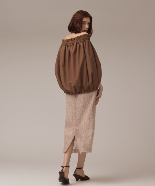 Diagram（ダイアグラム）の「チュールタイトスカート（スカート・レディース・ブルー/ベージュ/ブラック・36/38）」の14枚目の写真