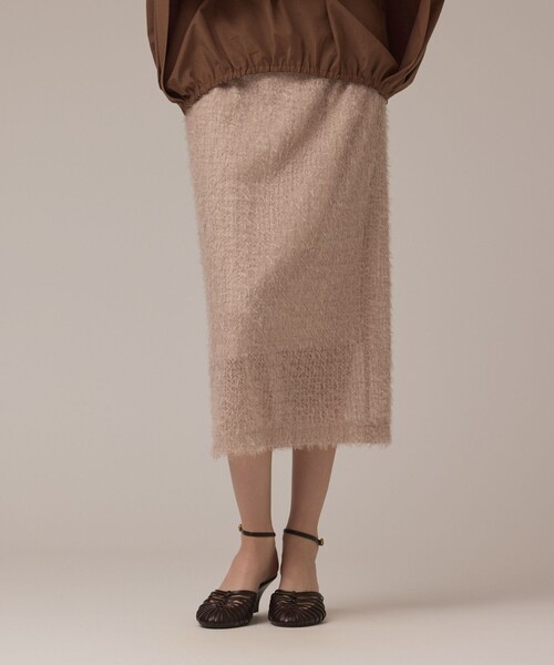 Diagram（ダイアグラム）の「チュールタイトスカート（スカート・レディース・ブルー/ベージュ/ブラック・36/38）」の15枚目の写真