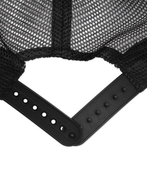 SHORT ROUND（ショートラウンド）の「SHOT ROUND/ダメージアップリケメッシュキャップ（キャップ・メンズ・ブラック/グレー・FREE）」の10枚目の写真