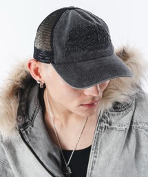 SHORT ROUND（ショートラウンド）の「SHOT ROUND/ダメージアップリケメッシュキャップ（キャップ）」