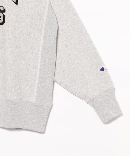 Champion（チャンピオン）の「【別注】Champion / リバースウィーブ（R） シティ クルー スウェット（スウェット・メンズ・グレー/ダークグリーン/ブルーグレー・S/M/L/XL）」の8枚目の写真