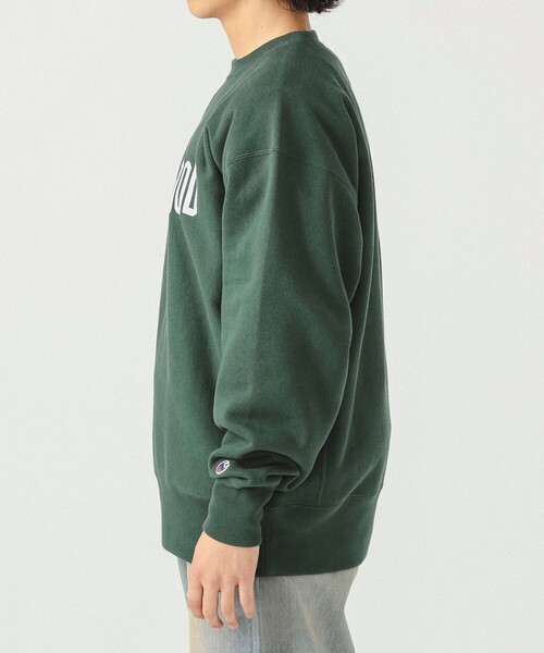 チロル企画専用ビームス　Champion シティ クルーネックスウェット 難あり BEAMS（ビームス）【別注】Champion / シティ クルー スウェット