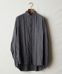 suzuki takayuki（スズキタカユキ）の「frayed standing-collar shirt（シャツ/ブラウス）」
