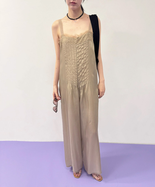 新品　【PROVOKE/プロヴォーク】cupro salopette サロペット ADAM ET ROPE' オールインワン 「PROVOKE（プロヴォーク）」別注cupro