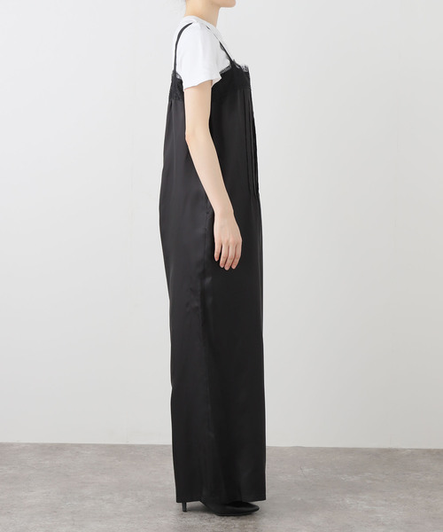 EDIT. FOR LULU(エディットフォールル)の「【PROVOKE/プロヴォーク】cupro salopette(サロペット/オーバーオール・レディース・ブラック/ベージュ・FREE)」の14枚目の写真