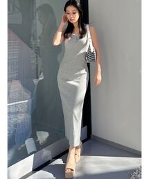 GYDA | フロントボタンSymmetryGYDAキャミロングワンピース(ワンピース)