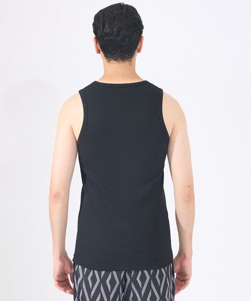 AH ABAHOUSE（エーエイチアバハウス）の「【AH ABAHOUSE】テレコ タンクトップ（Tシャツ/カットソー・メンズ・グレー/ブラック/ホワイト・46/48）」の6枚目の写真