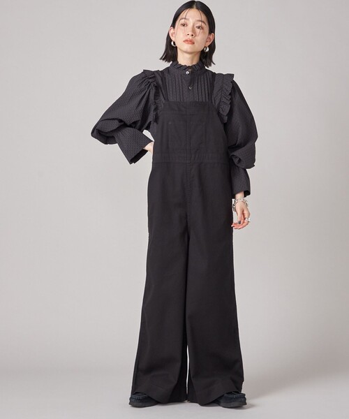 セール】SHIPS NINE CASE:〈洗濯機可能〉カツラギ サロペット