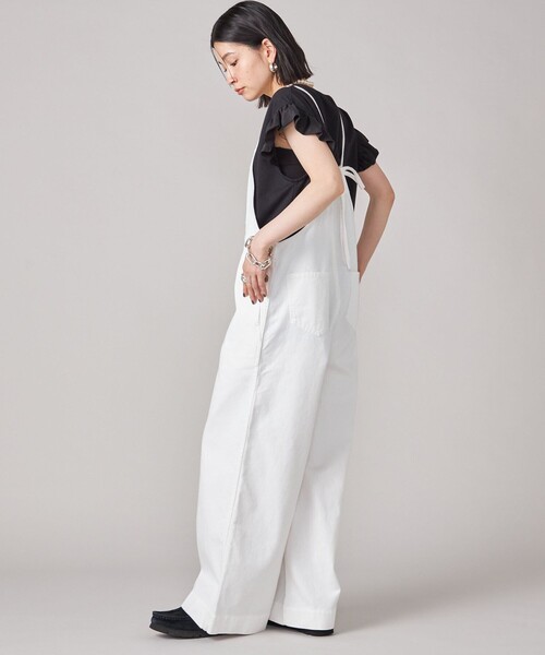 セール】SHIPS NINE CASE:〈洗濯機可能〉カツラギ サロペット