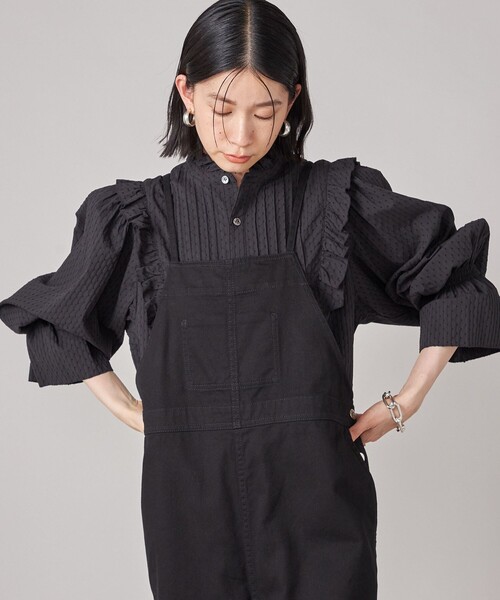 セール】SHIPS NINE CASE:〈洗濯機可能〉カツラギ サロペット