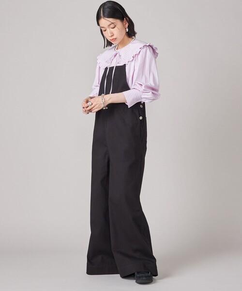 セール】SHIPS NINE CASE:〈洗濯機可能〉カツラギ サロペット