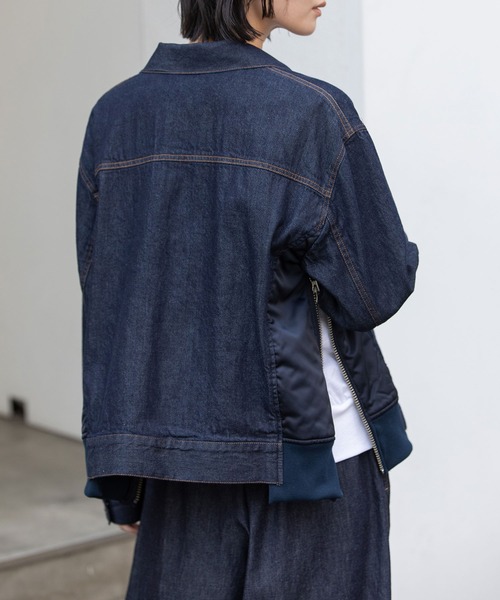 美品 USA製 theory AG デニムジャケット ストレッチ 38 Yohji Yamamoto W-8オンスデニムジャケットスタイル.2021.1.19