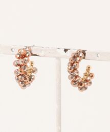 【金属アレルギー対応】フープピアス MARINA CLUSTER BEADED HOOP