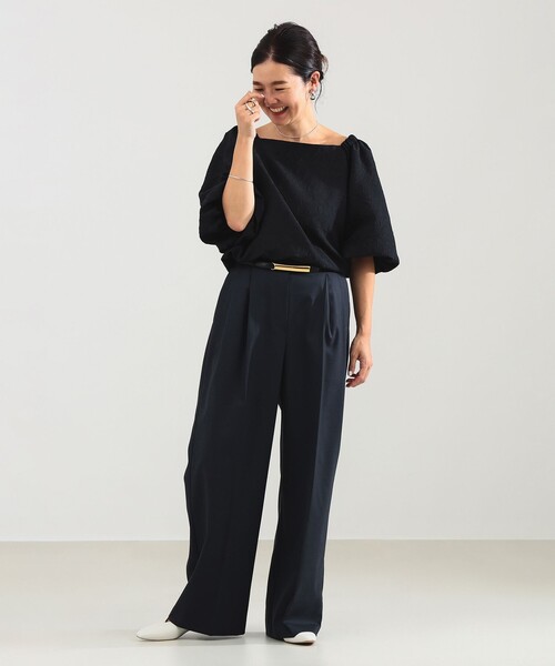 美品 デミルクスビームス 2万円 2024SS イージーパンツ ワイドパンツ 美品 デミルクスビームス 2万円 2024SS イージーパンツ ワイド