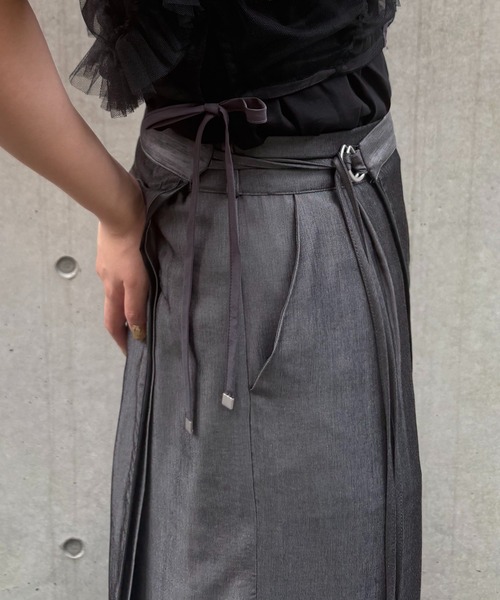 &g'aime(アンジェム)の「【&g'aime】チュールビスチェレイヤードT Tulle Bustier Layered Tee(Tシャツ/カットソー・レディース・ブラック/ホワイト・FREE)」の21枚目の写真