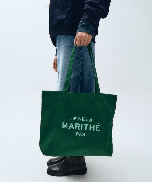 MARITHE + FRANCOIS GIRBAUD(マリテフランソワジルボー)の「JENELA ECO BAG(エコバッグ/サブバッグ・レディース・ベビーピンク/ナチュラル/グリーン/ブルー・フリー)」の19枚目の写真