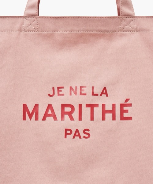 MARITHE + FRANCOIS GIRBAUD(マリテフランソワジルボー)の「JENELA ECO BAG(エコバッグ/サブバッグ・レディース・ベビーピンク/ナチュラル/グリーン/ブルー・フリー)」の5枚目の写真