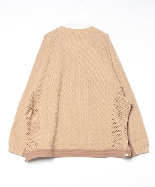 WHITE MOUNTAINEERING(ホワイトマウンテニアリング)の「【White Mountaineering】ホワイト マウンテニアリング RASCHEL RAGLAN OVERSIZED PULLOVER(Tシャツ/カットソー・メンズ・ベージュ・4)」の6枚目の写真