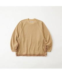 【White Mountaineering】ホワイト マウンテニアリング RASCHEL RAGLAN OVERSIZED PULLOVER