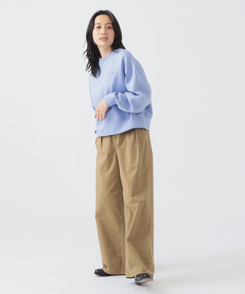 Healthy denim(ヘルシーデニム)の「Healthy Denim / Lemongrass 2タックパンツ(チノパンツ・レディース・ライトブラウン・23/25/24)」の3枚目の写真
