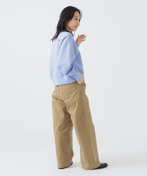 Healthy denim(ヘルシーデニム)の「Healthy Denim / Lemongrass 2タックパンツ(チノパンツ・レディース・ライトブラウン・23/25/24)」の5枚目の写真