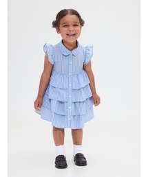 GAP（ギャップ）の「ポプリン ティアード シャツワンピース (幼児・ベビー)（ワンピース・キッズ）」
