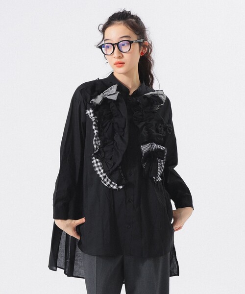 TORI-TO　別注　BEAMS BOY　ビッグサイズシャツ　チュニック　ワンピ TORI-TO 別注 BEAMS BOY ビッグサイズシャツ チュニック ワンピ