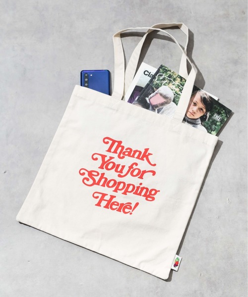 FRUIT OF THE LOOM(フルーツオブザルーム)の「【78】【FRUIT OF THE LOOM 】GRAPHIC COTTON TOTE BAG(トートバッグ・レディース・ブルー/グリーン/レオパード/ホワイト・FREE)」の1枚目の写真