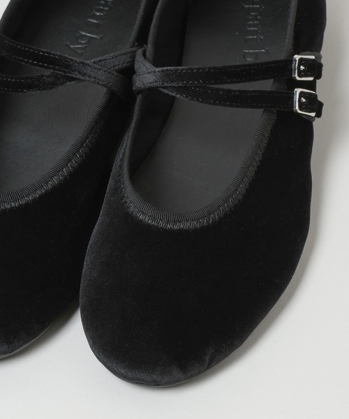 A part by（アパートバイ）の「ベロアシューズ（バレエシューズ・レディース・ブラウン/ブラック・MEDIUM/LARGE）」の11枚目の写真